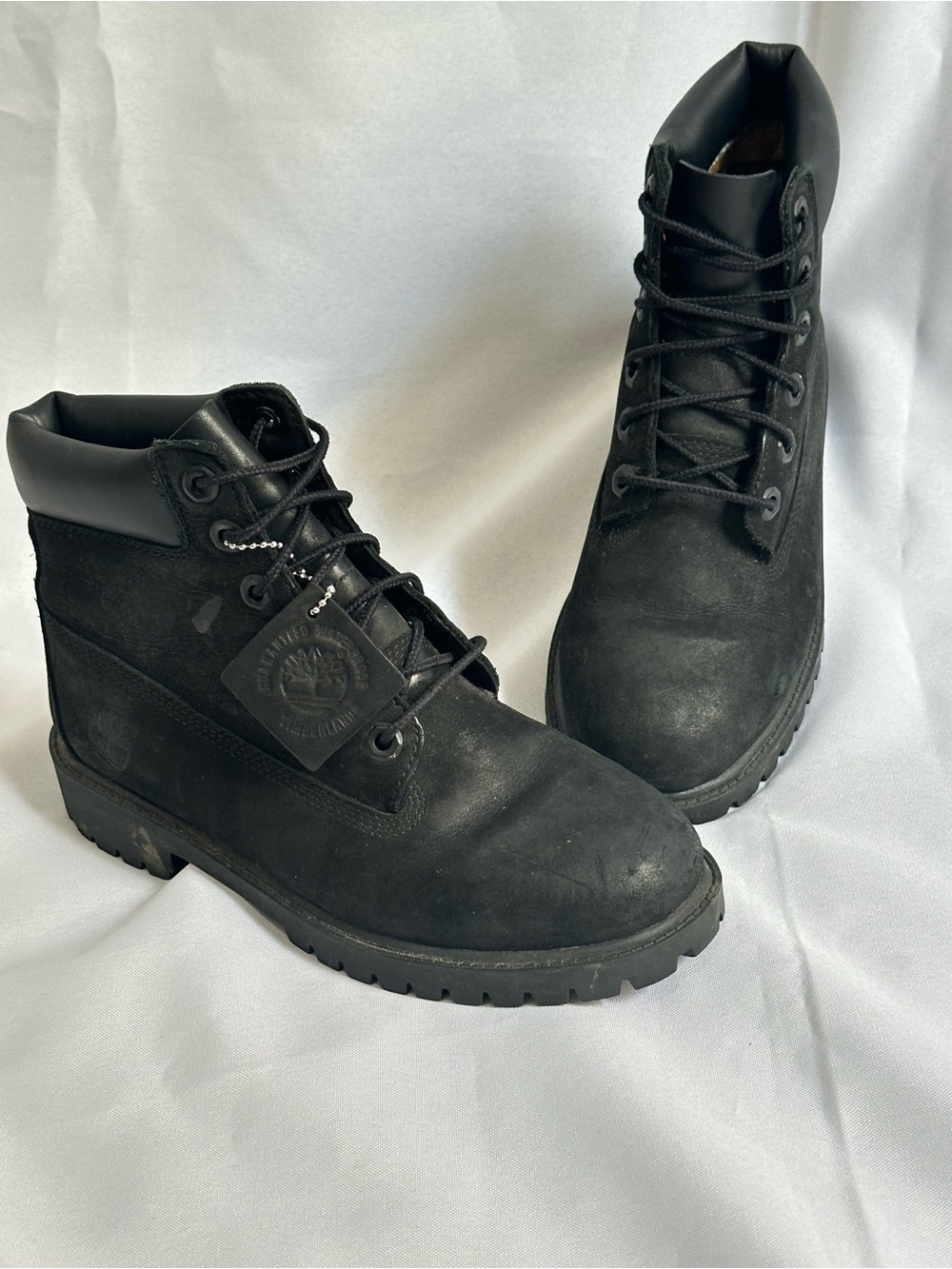 Timberland Premium 6-Inch Boot - Big Kid Size 4- Black